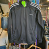 ADIDAS Black Zip Up Jacket L
