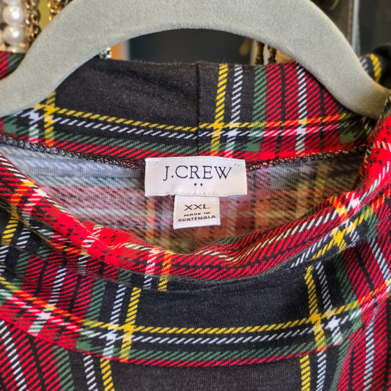 PRICE DROP! J CREW Plaid Turtleneck XXL