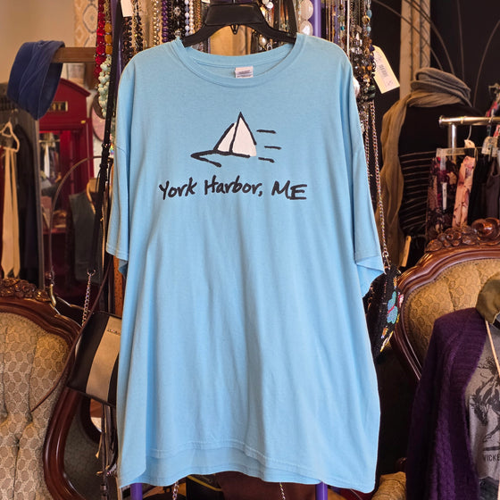 YORK HARBOR Turquoise Tee 2XL